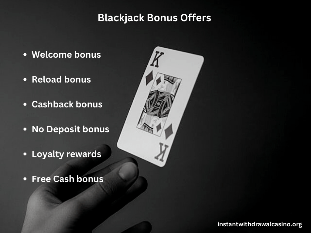 Blackjack bonus offers