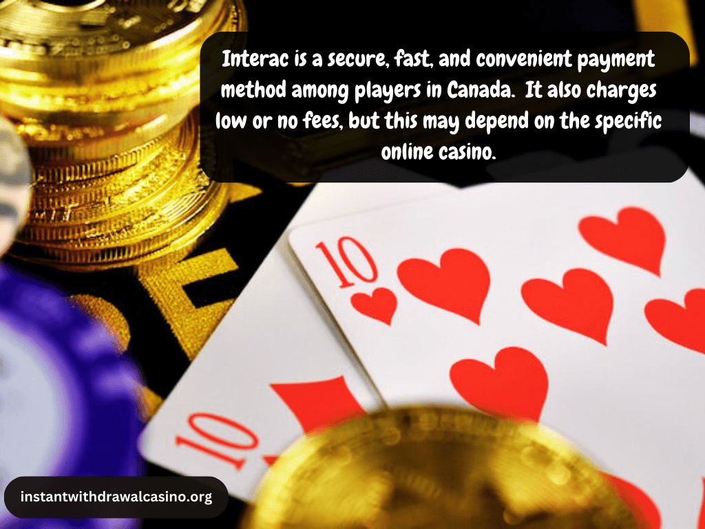 Instant Withdrawal Interac Casino