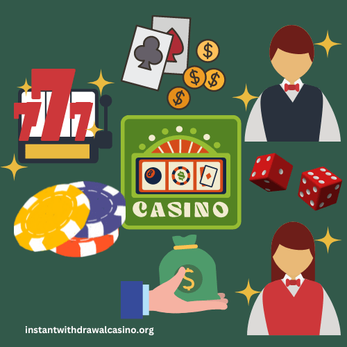 Examples of games you can play in instant withdrawal no deposit bonus 